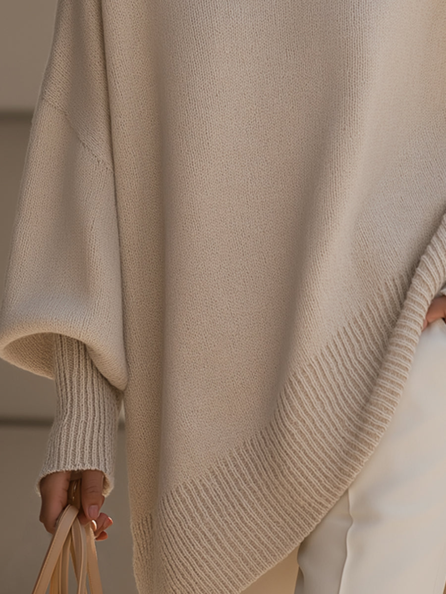 Ludovica | Oversized Sweater with Wide Neckline