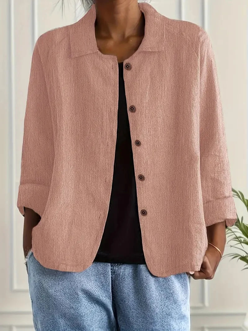 Women’s Blouse | Long Sleeve Button-Up