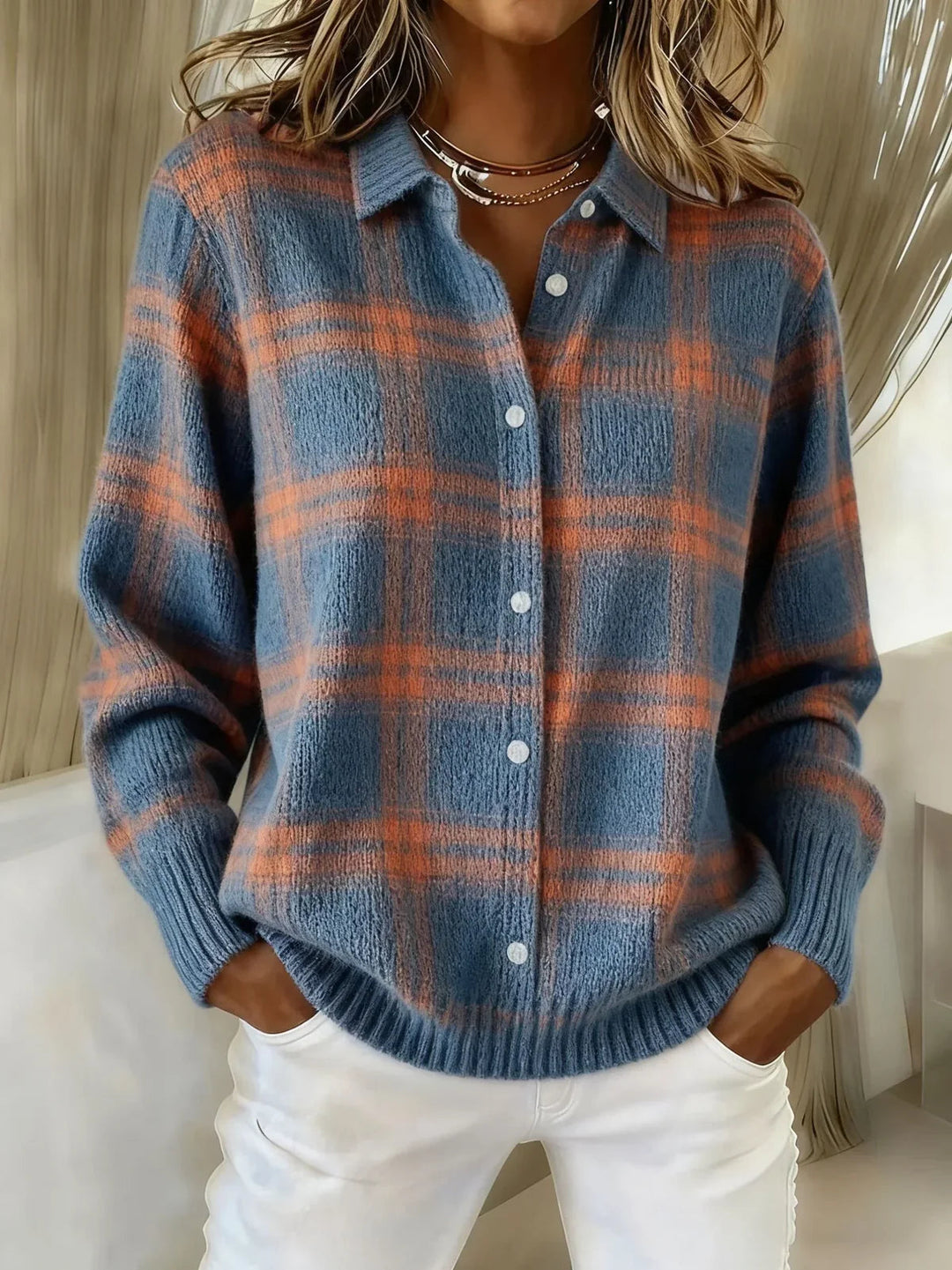 Candida | Checkered Cardigan