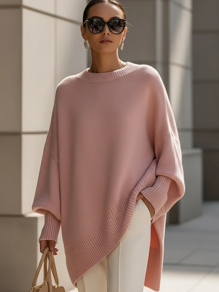 Ludovica | Oversized Sweater with Wide Neckline