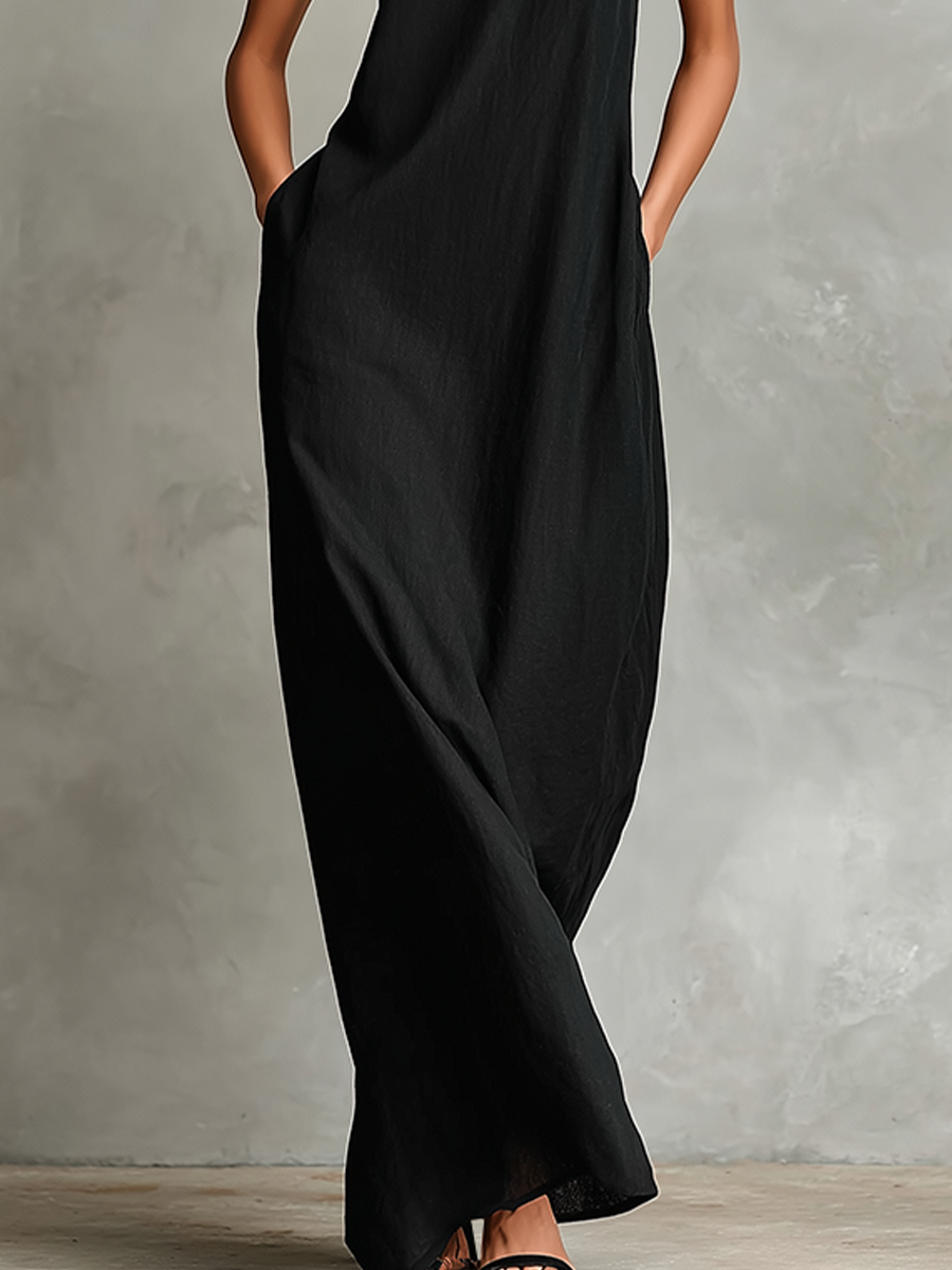 Catalina | Long Minimalist Sleeveless Dress