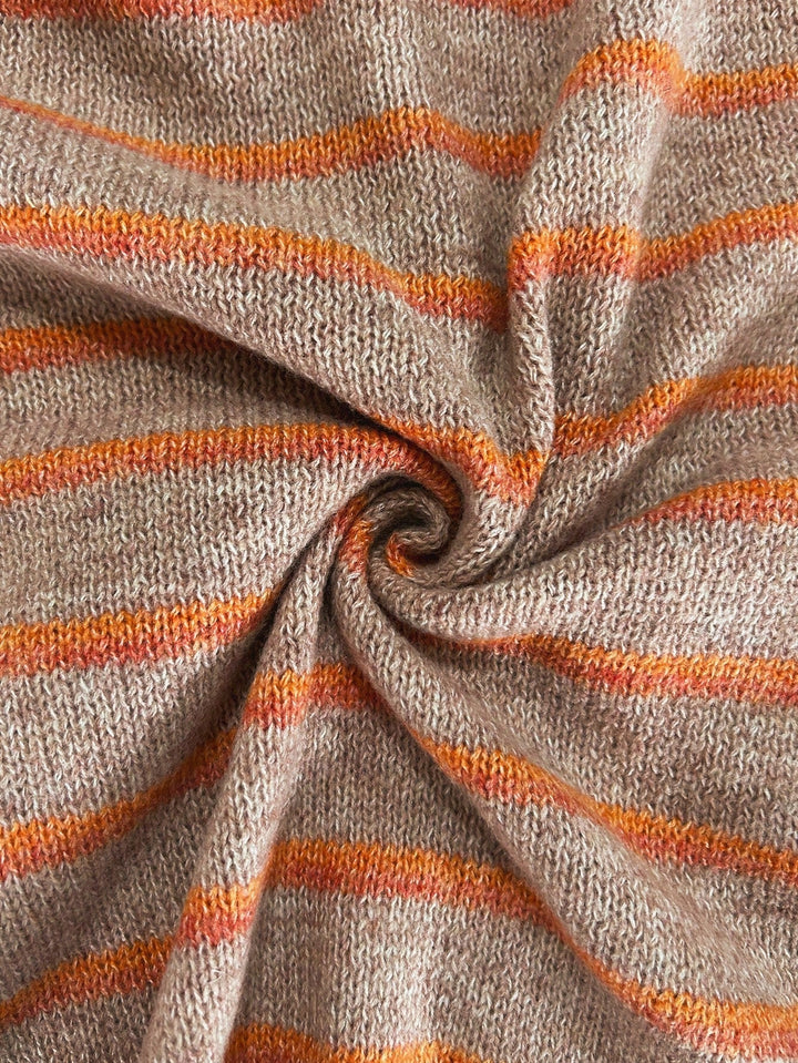 Celia™ | Elegant Striped Knit Cardigan