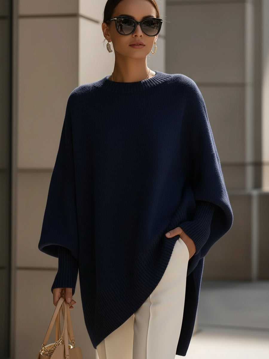 Ludovica | Oversized Sweater with Wide Neckline
