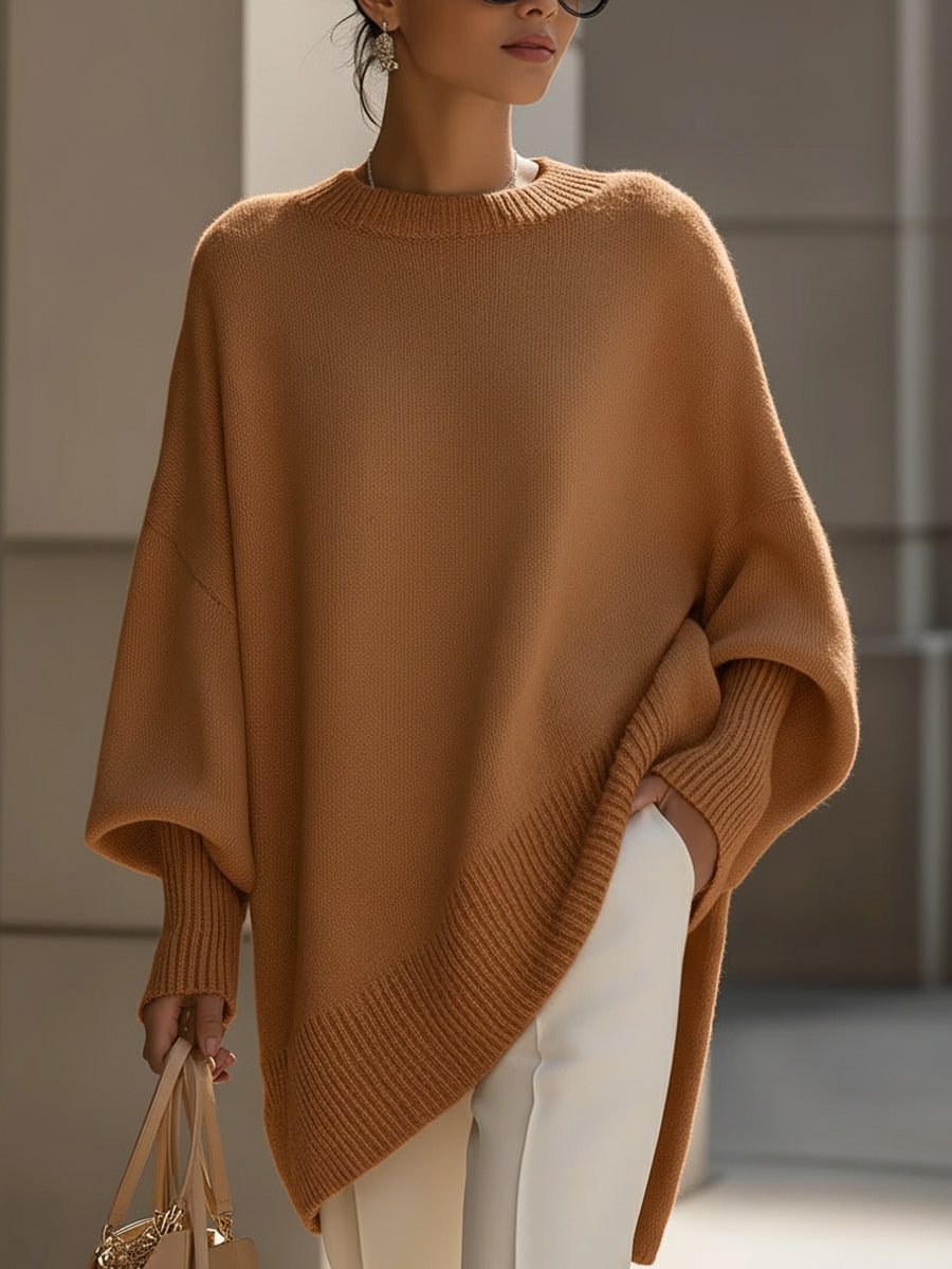 Ludovica | Oversized Sweater with Wide Neckline