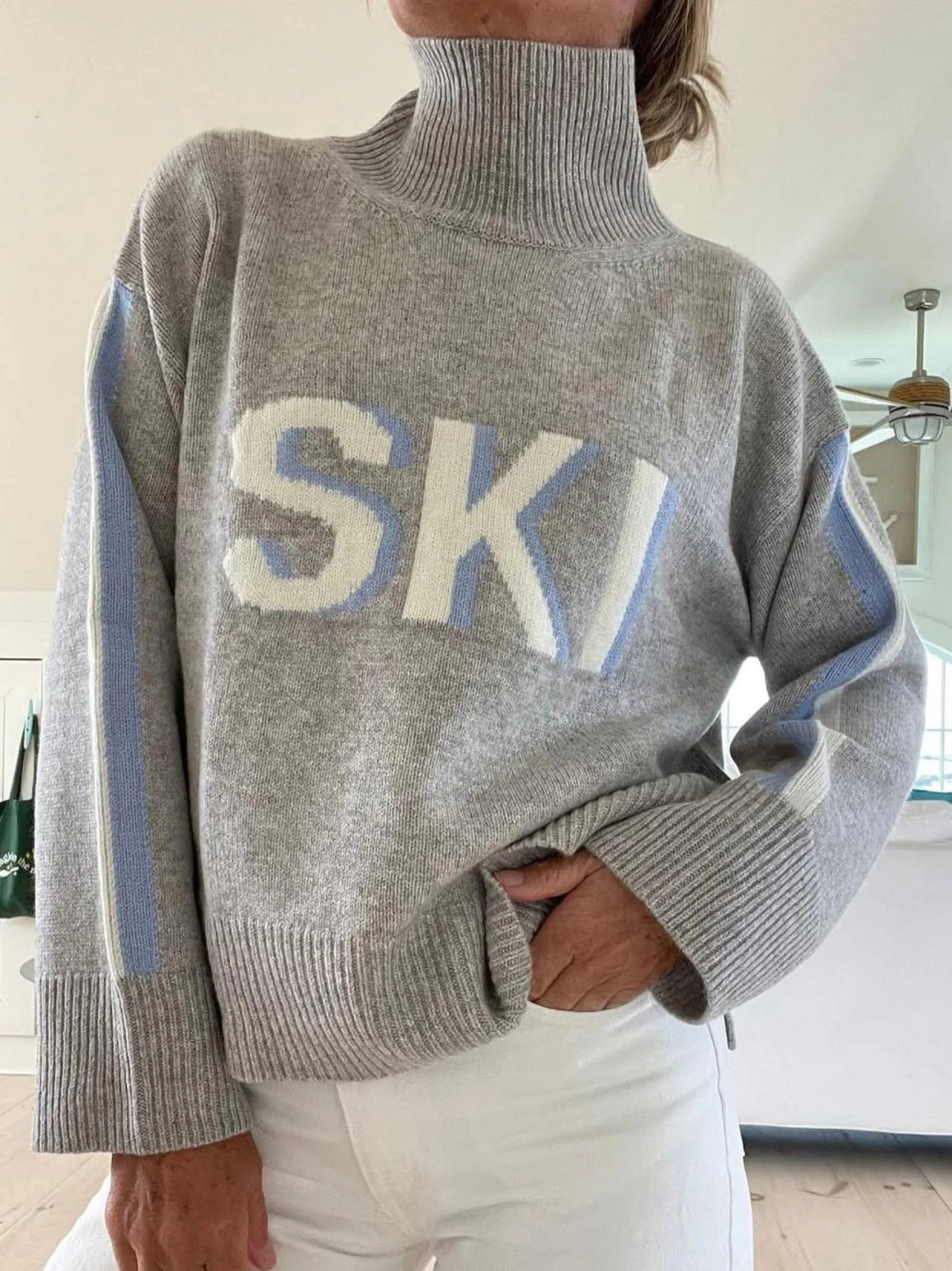 Greer | Sporty Turtleneck Sweater