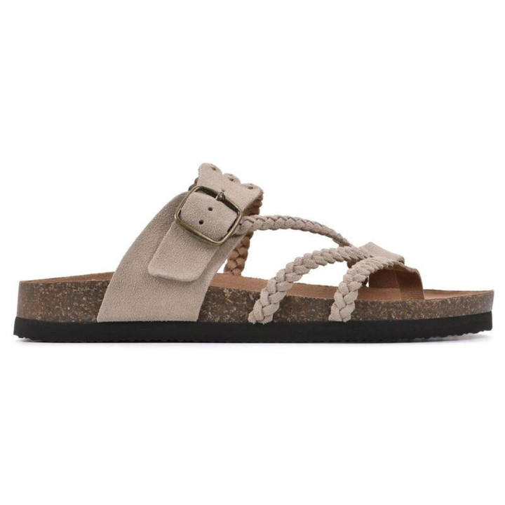 Hayleigh™ | Braided Cork Footbed Sandals