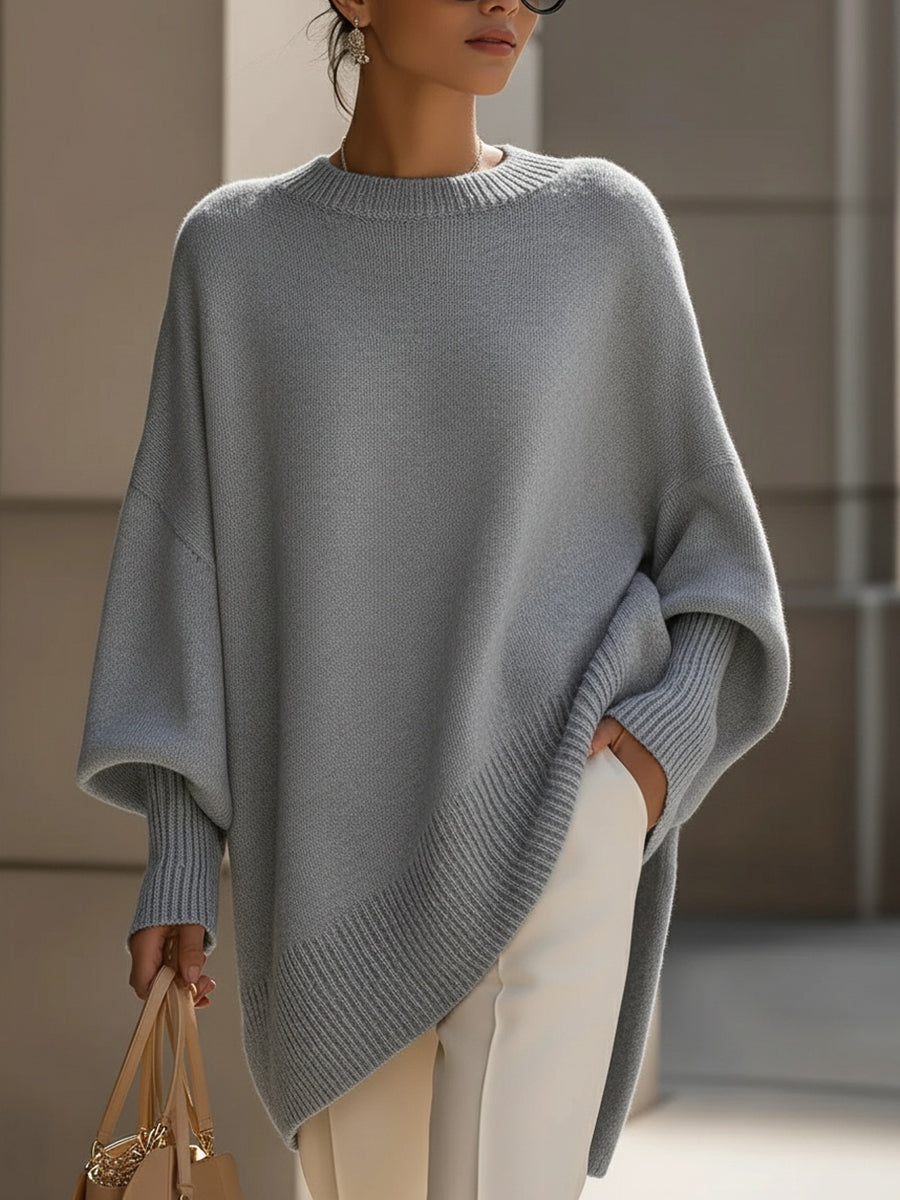Ludovica | Oversized Sweater with Wide Neckline