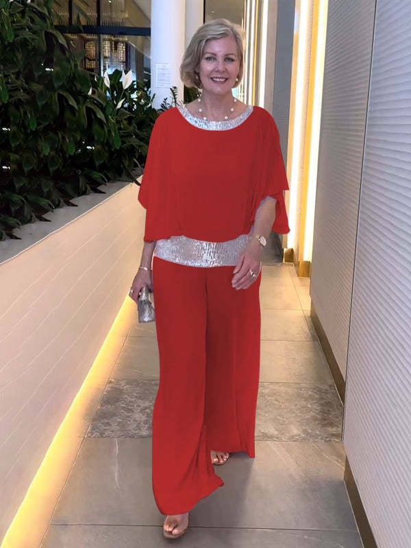 Isadora™ | Embellished Wide-Leg Two-Piece Set