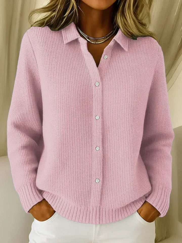 Rachele | Textured Cardigan with Buttons