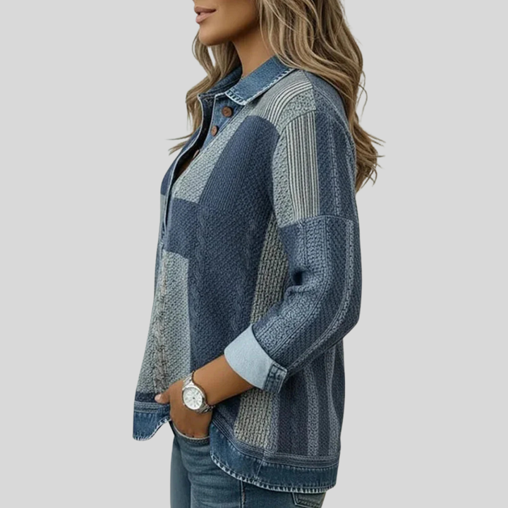 Meridell™ | Color Block Print Sweater