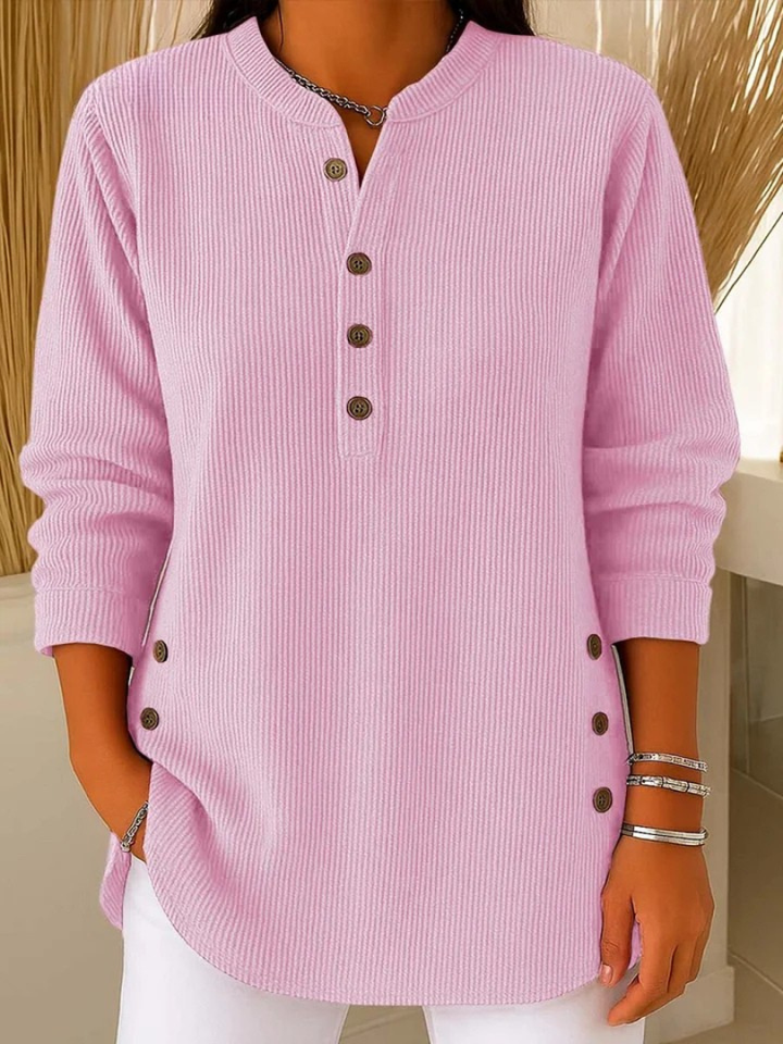 Nives | Henley Tunic with Buttons