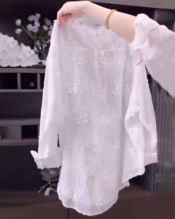 Women's Blouse | Floral Embroidered