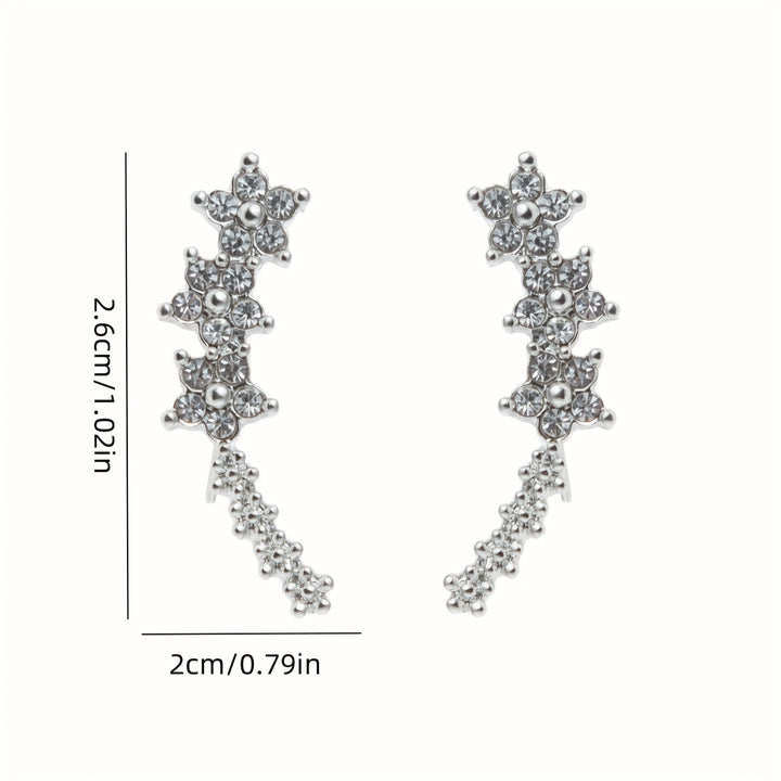 Timeless Silver Floral Earrings