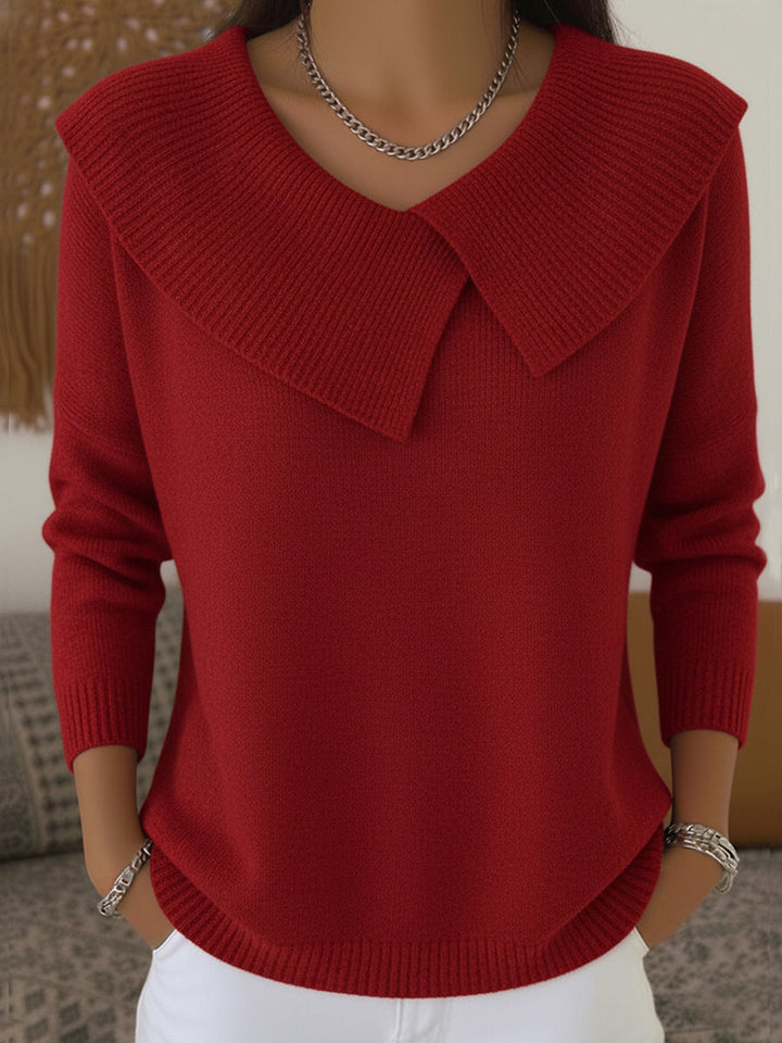 Ida | Warm Sweater with High Collar