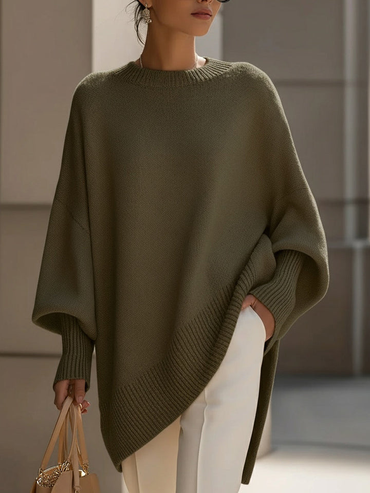 Ludovica | Oversized Sweater with Wide Neckline