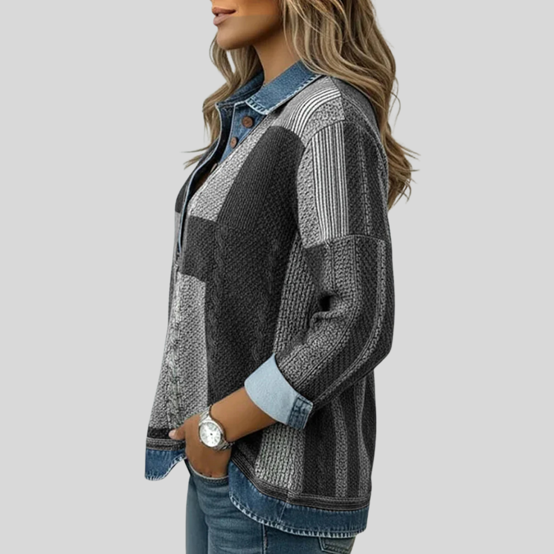 Meridell™ | Color Block Print Sweater