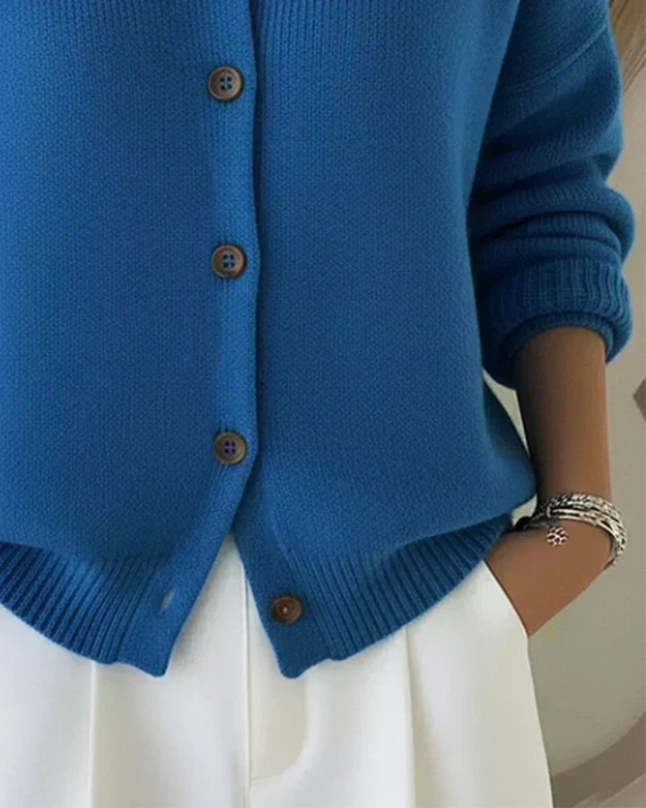 Velia | Shirt Collar Cardigan