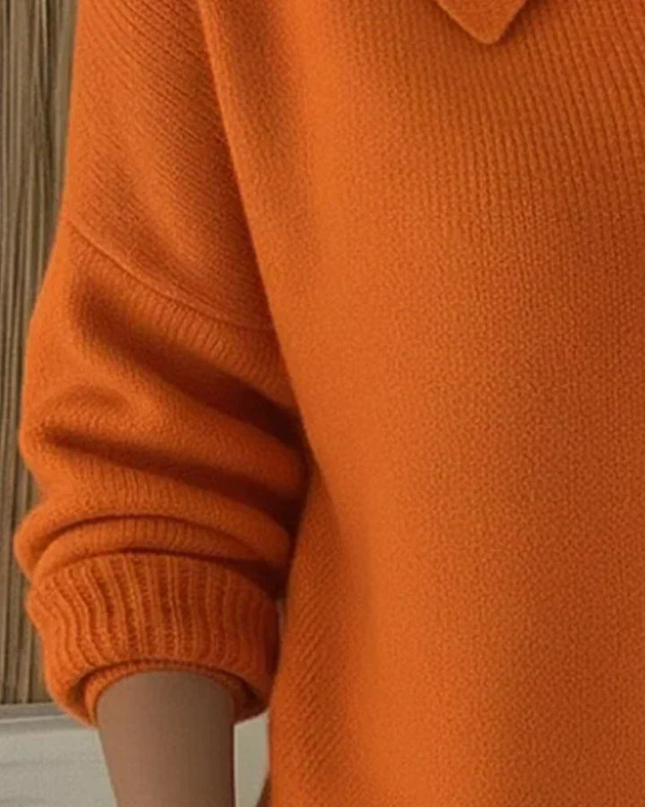 Vega™ | Knit Cardigan with Shirt Collar