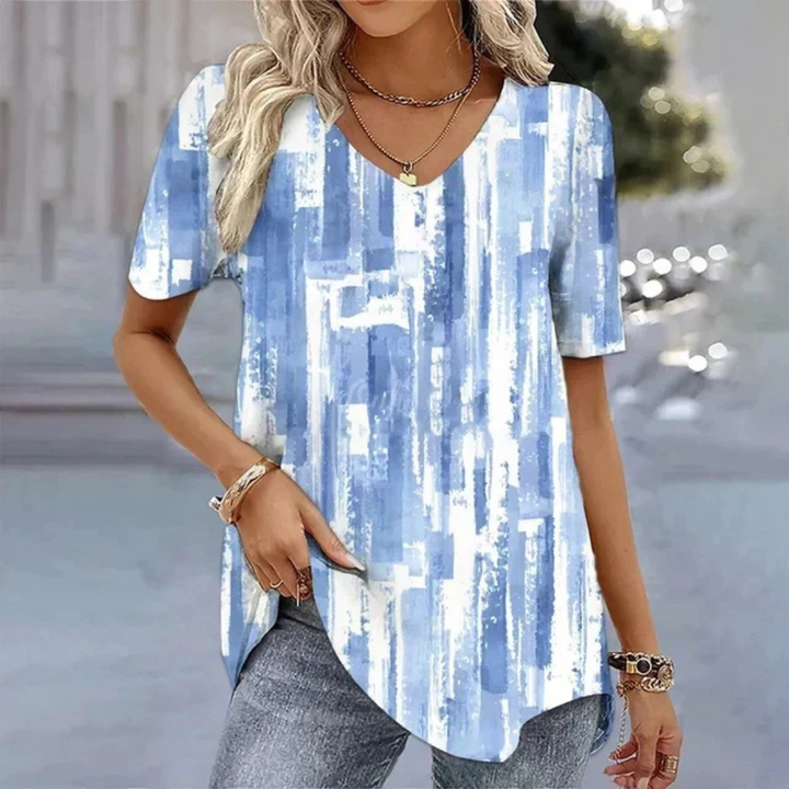 Women’s T-Shirt | V-Neck Printed Design