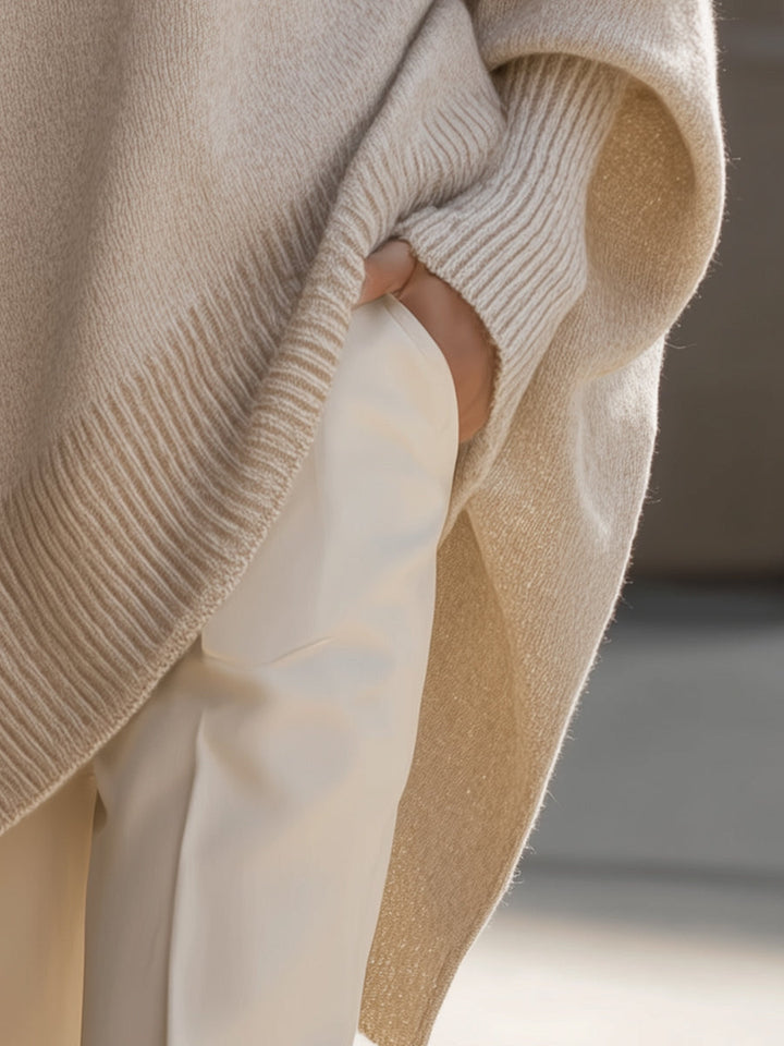 Ludovica | Oversized Sweater with Wide Neckline
