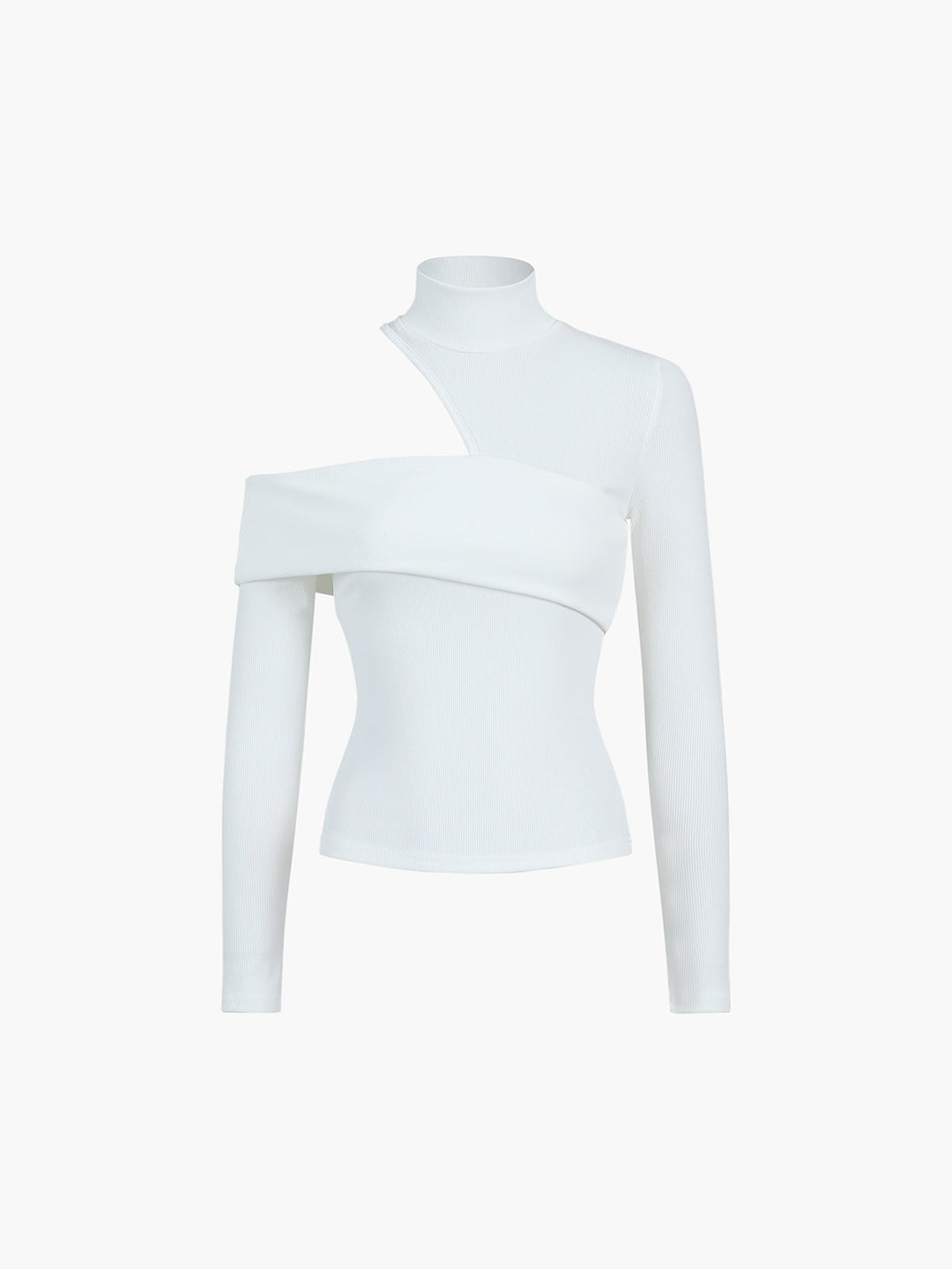 Geneva | Asymmetric High-Neck Top