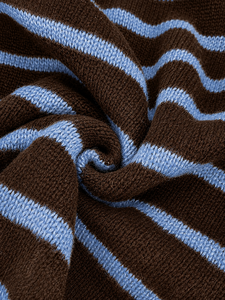 Celia™ | Elegant Striped Knit Cardigan