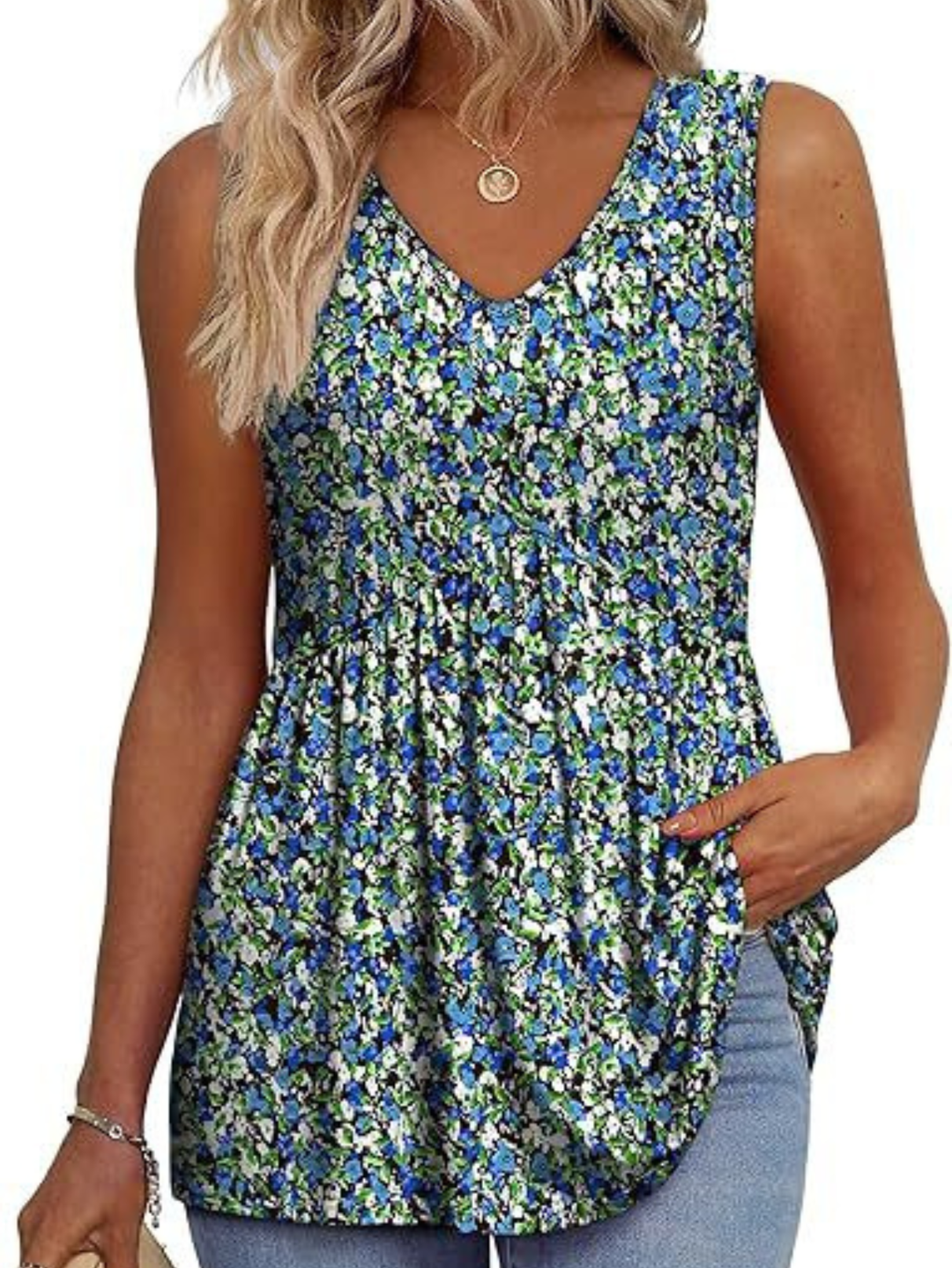 Women’s Top | Sleeveless V-Neck