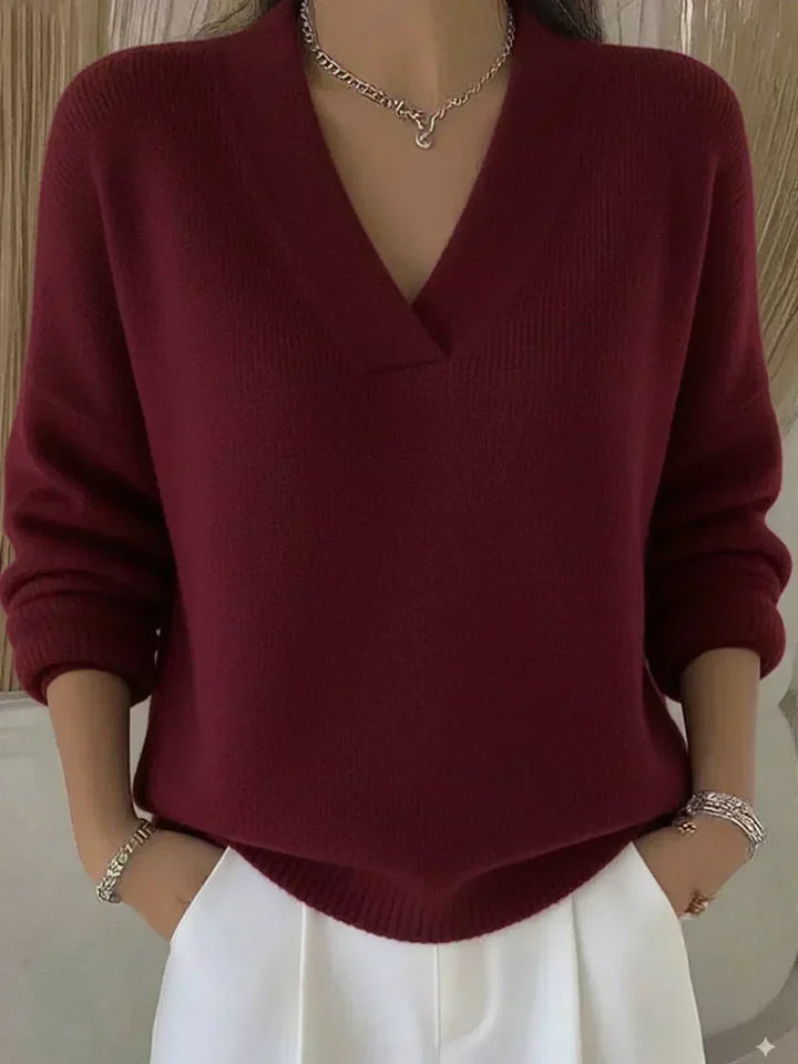 Viola | Soft V-Neck Sweater
