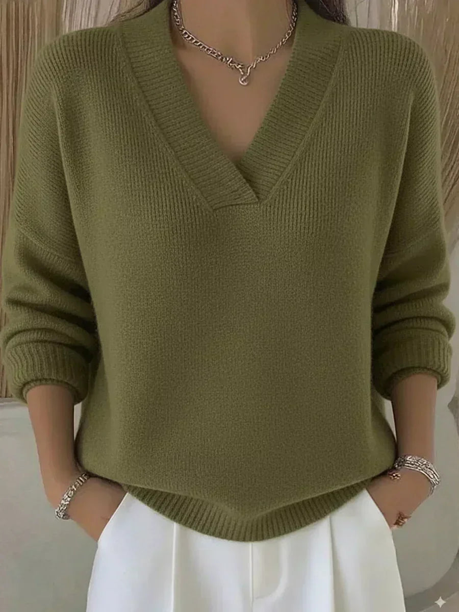 Viola | Soft V-Neck Sweater
