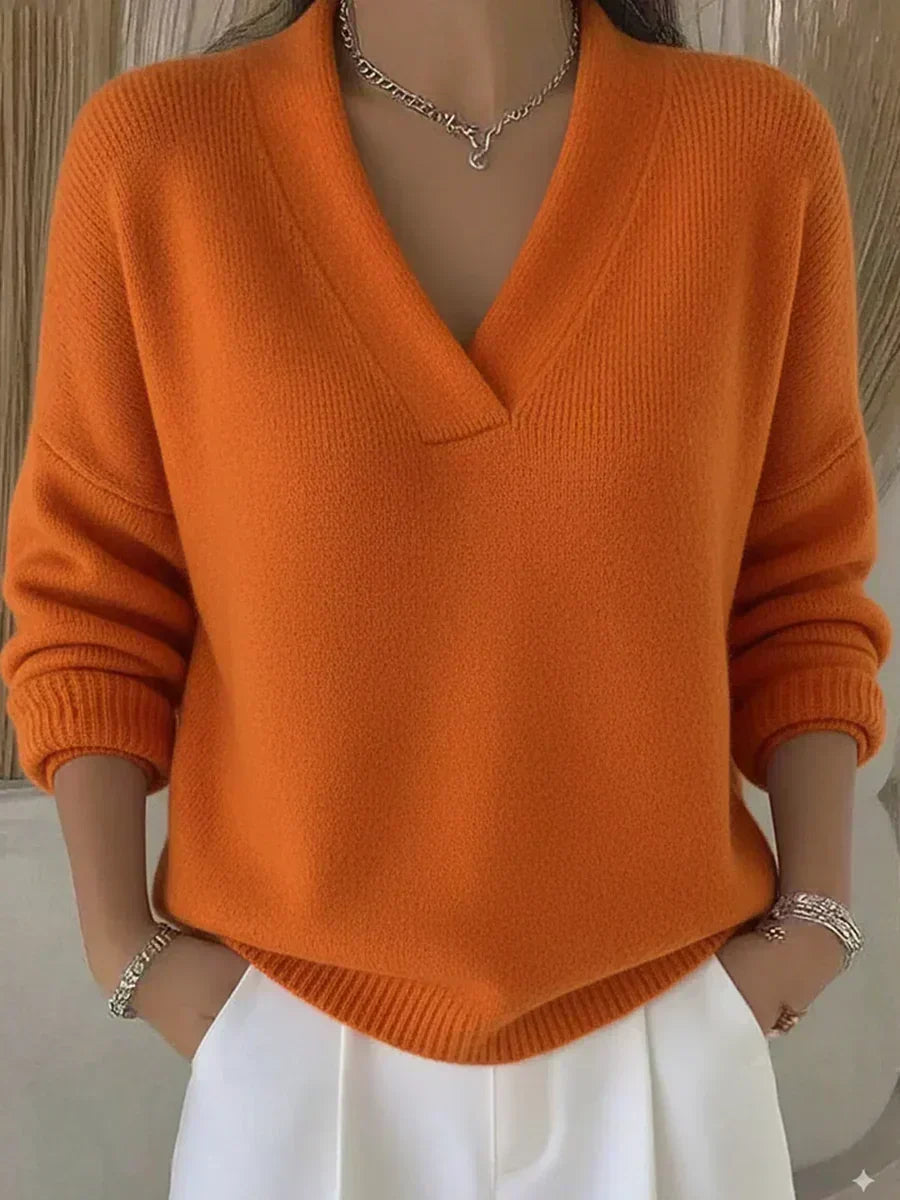 Viola | Soft V-Neck Sweater