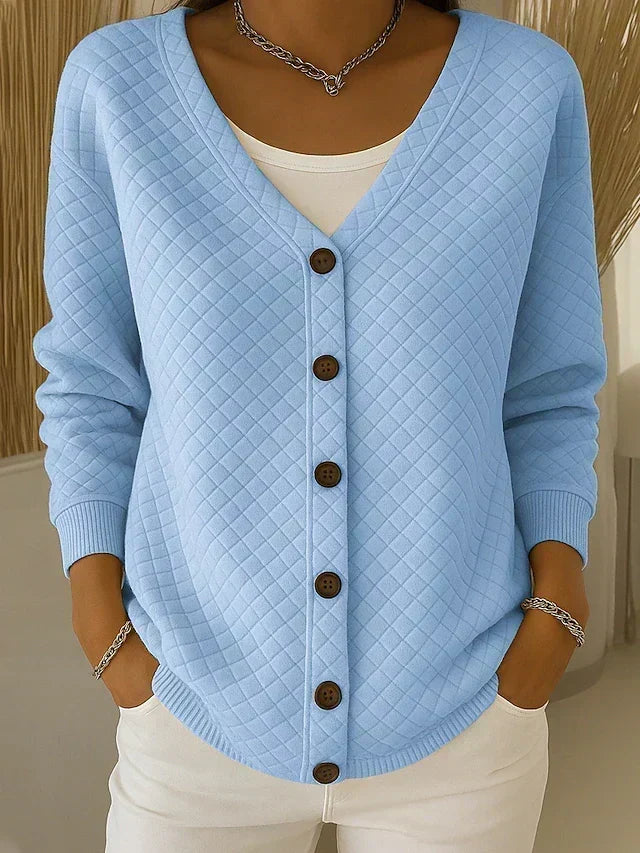 Eleonora | Quilted Cardigan with Buttons