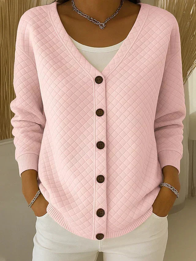 Eleonora | Quilted Cardigan with Buttons