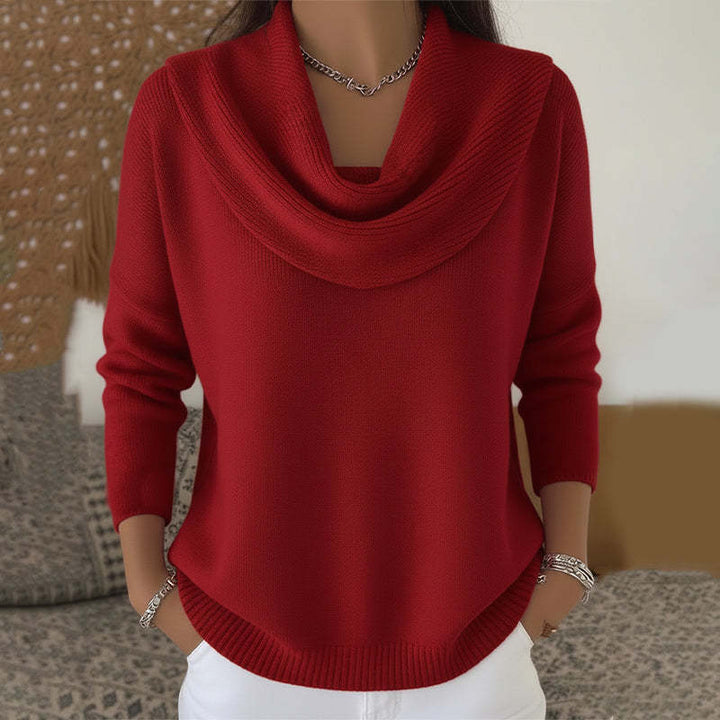 Julia™ | Draped Neck Sweater
