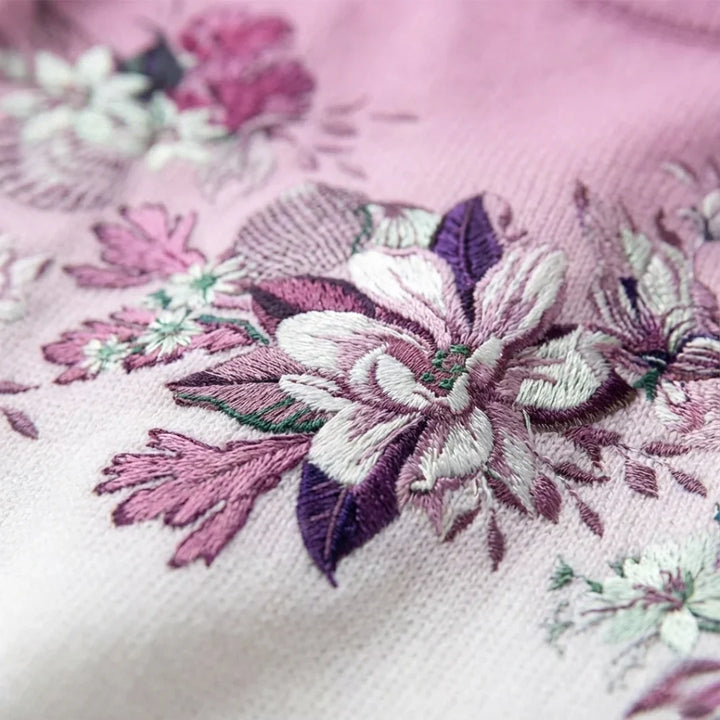 Aurora | Floral Sweater with High Neck
