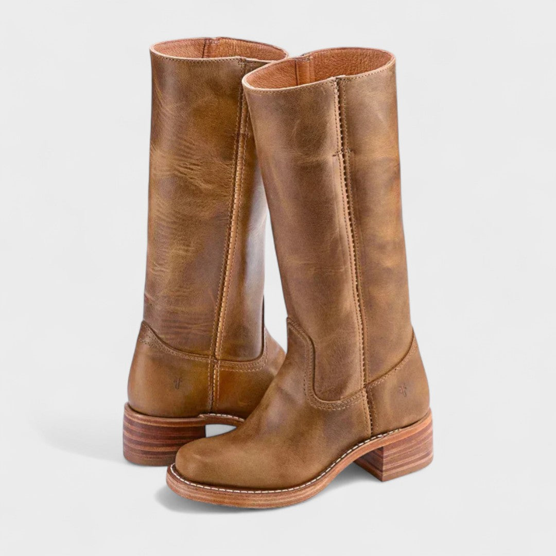 Rhonda™ | Leather Tall Boots