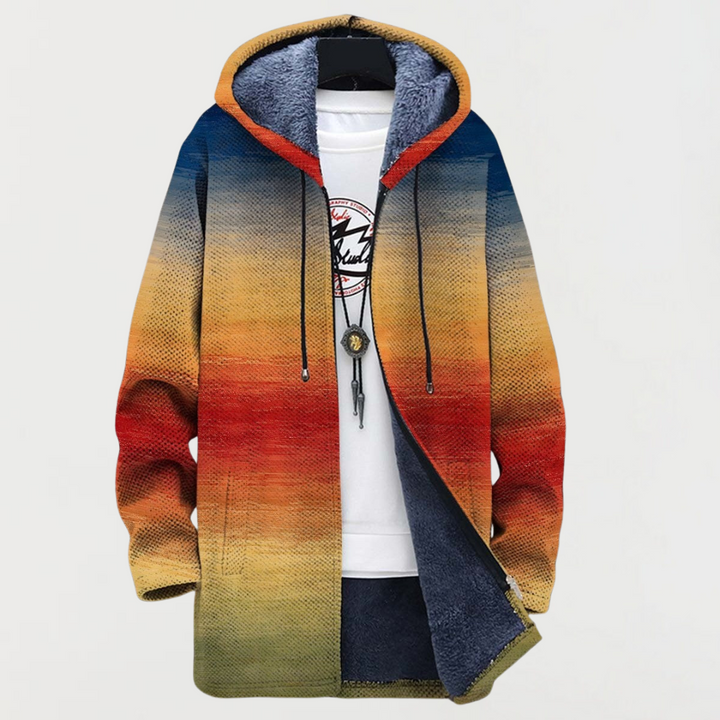 Rory | Sunset Gradient Pattern Coat
