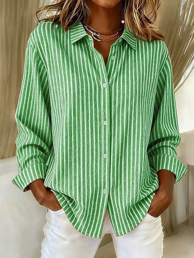 Ginevra | Striped Shirt with Buttons