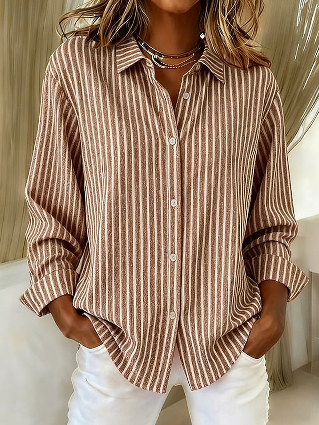 Ginevra | Striped Shirt with Buttons