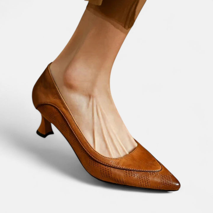 Claire™ | Leather Heels