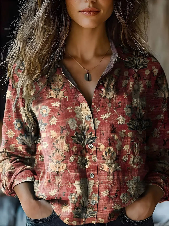 Women's Blouse | Long Sleeve Floral
