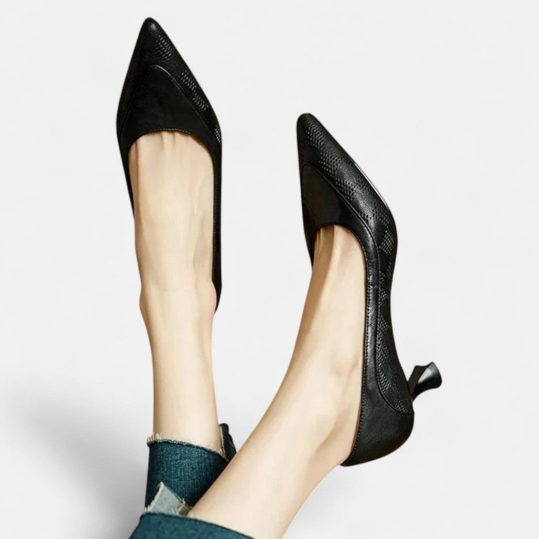 Claire™ | Leather Heels