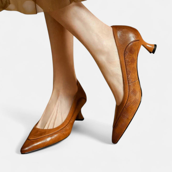 Claire™ | Leather Heels