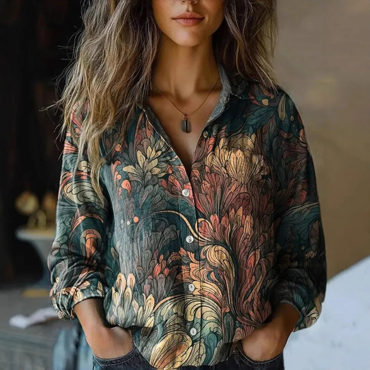 Women's Blouse | Long Sleeve Floral