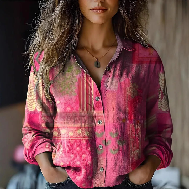 Women's Blouse | Long Sleeve Floral