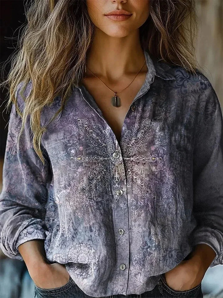 Women's Blouse | Long Sleeve Floral