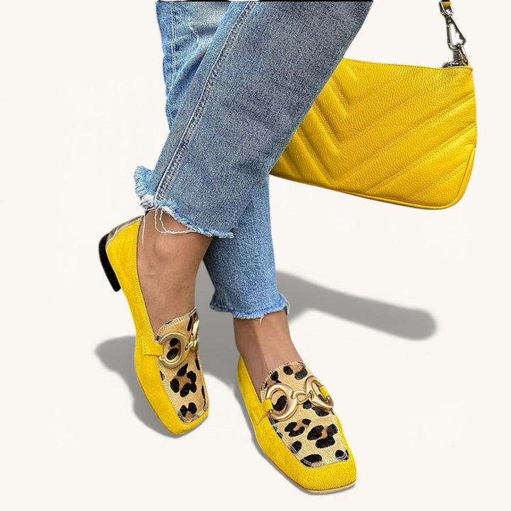 Émilie | Women's Animal Print Loafers