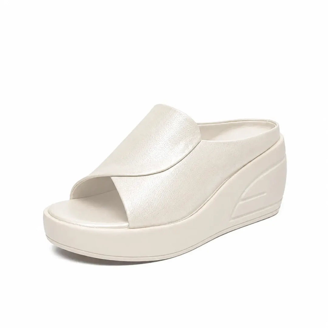 Eliza | Slip-On Wedge Sandals