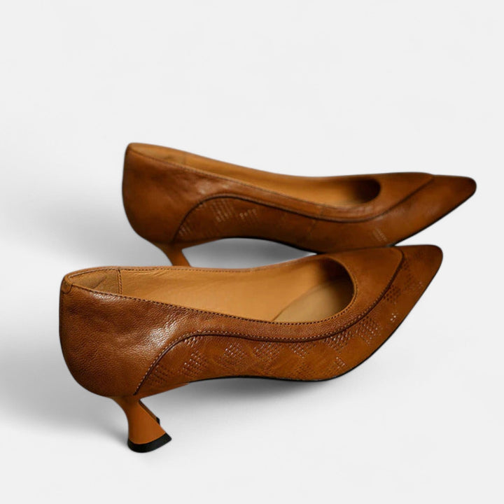 Claire™ | Leather Heels
