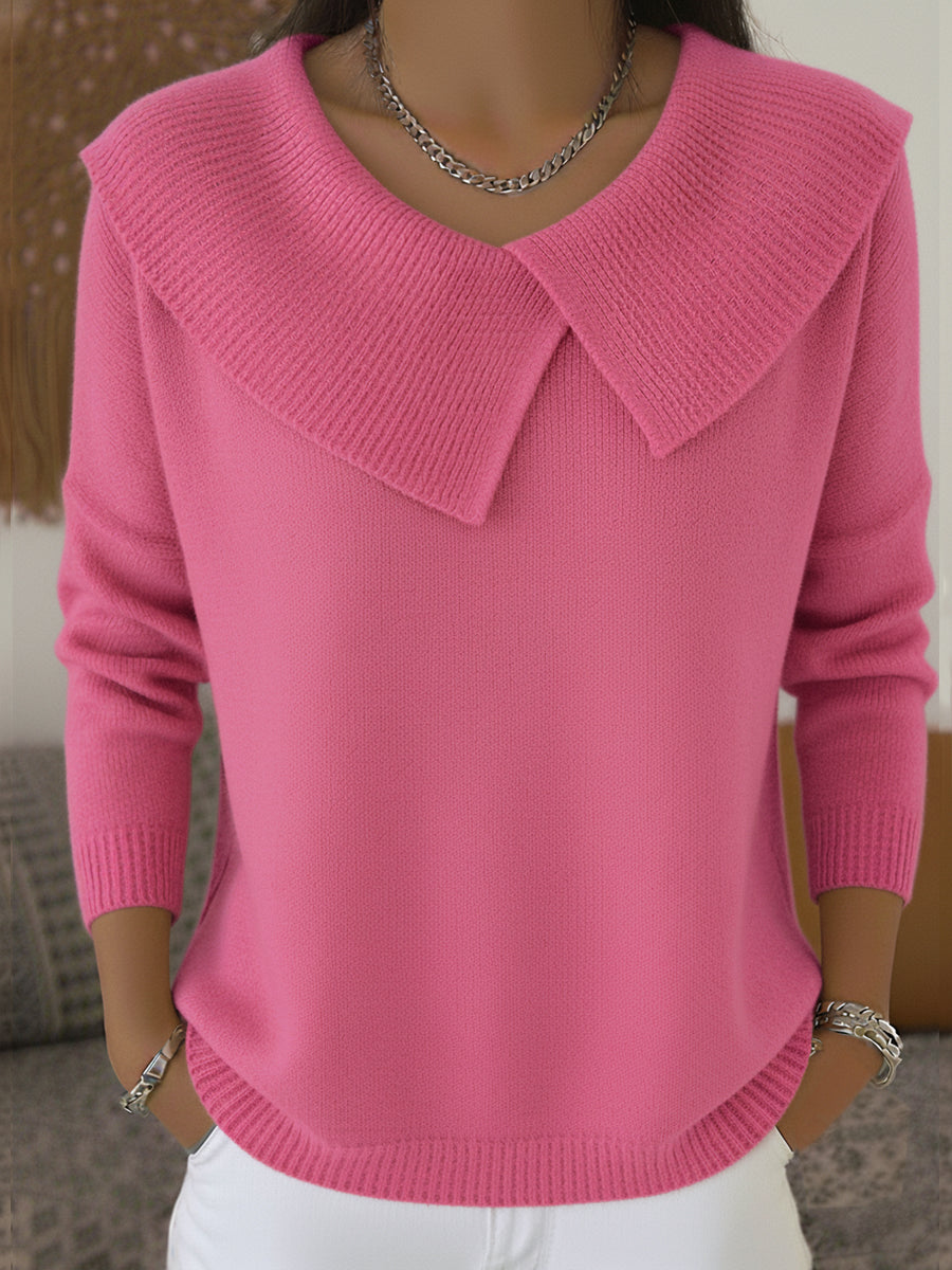 Ida | Warm Sweater with High Collar