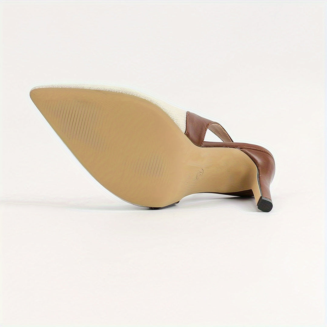 Mia™ | Contrast Slingback Heels